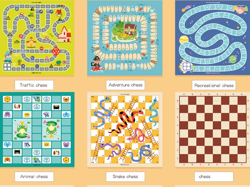 Board and tile games, chess sets