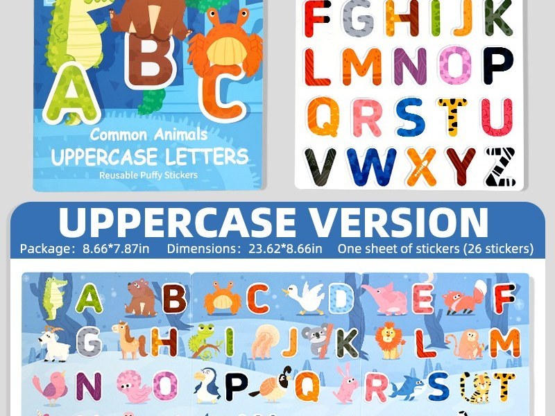 Alphabet and number learning boards