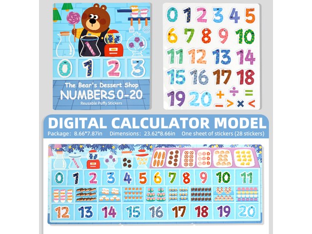 Alphabet and number learning boards